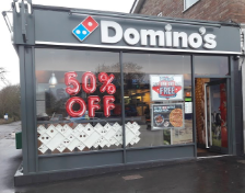 Domino's Pizza storefront - Fareham - Stubbington